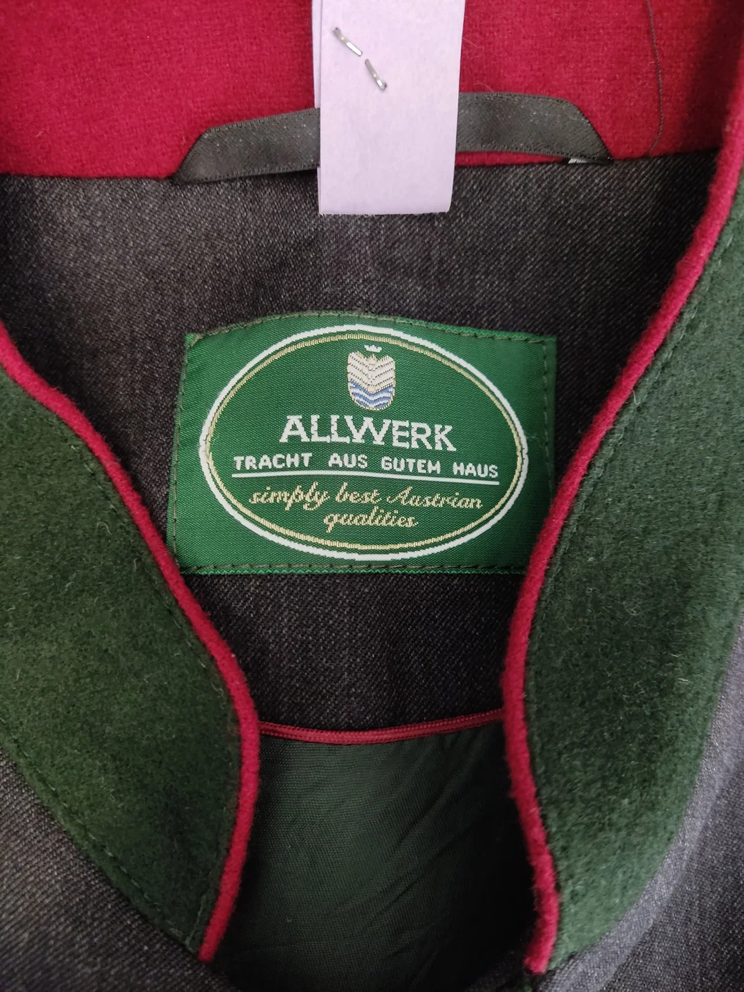 Damen Trachten Blazer Baumwolle Gr.34 | Ländlicher Chic / professionell gereinigt – Bild 6