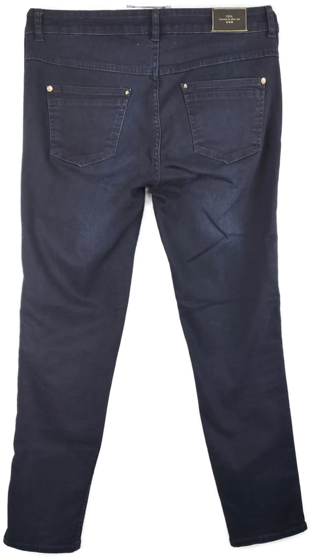 Damenjeans CECIL Dunkelblau mit Seitenstreifen | Zeitloser Stil – Bild 2