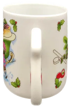 Weihnachtstasse gemustert - Bild 4