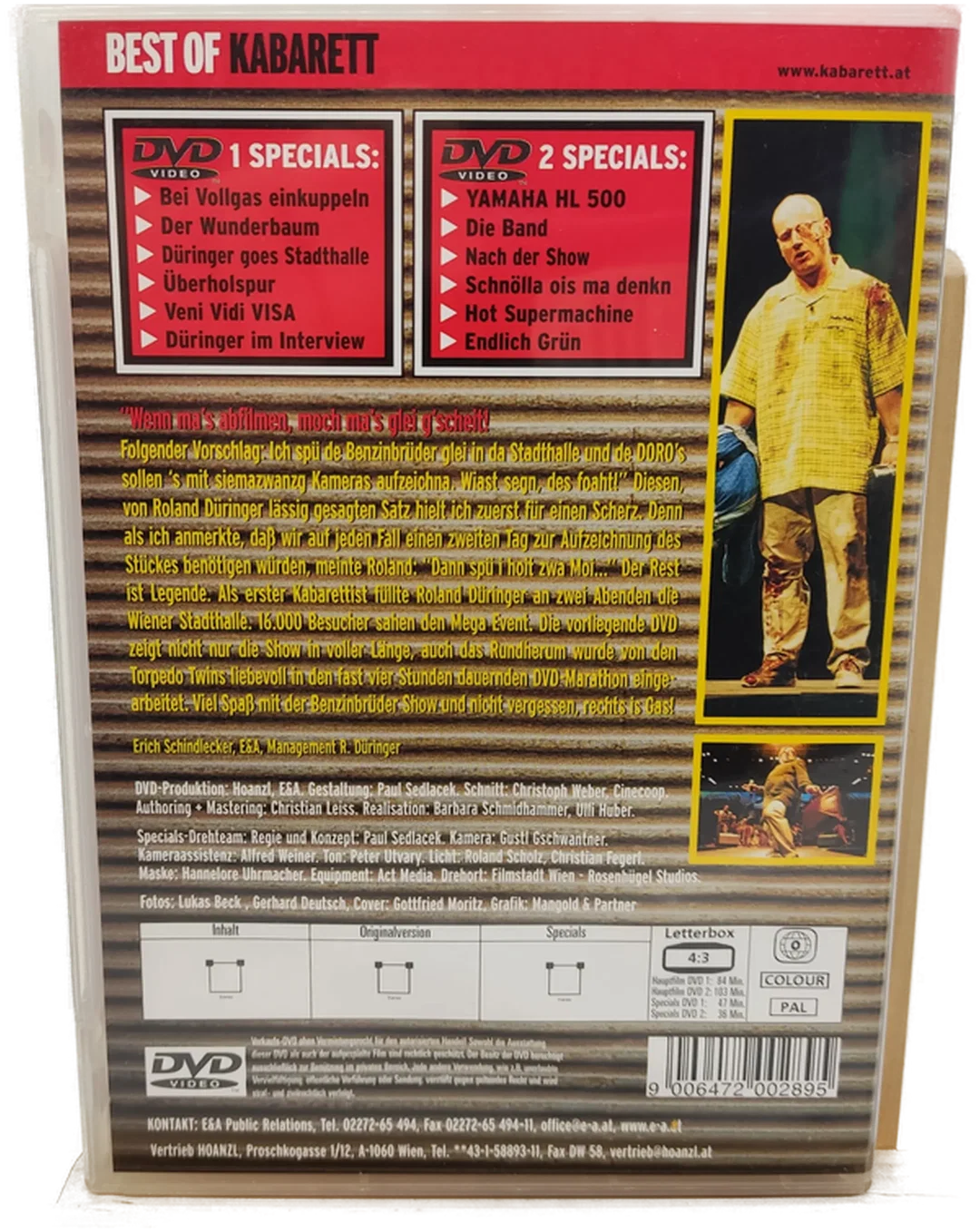 DVD Best of Kabarett Roland Düringer Doppel-DVD "Benzinbrüder-Show" ORF – Bild 2