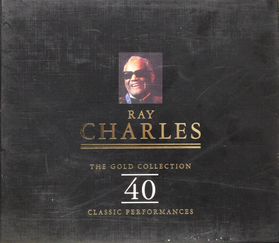 Ray Charles – The Gold Collection (2 CD Box, Made in Italy) – 40 Classic Performances - Bild 1