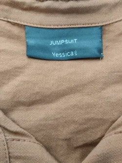 Damenjumpsuit Yessica Unifarben Viskose 44 | Casual-Eleganz - Bild 3