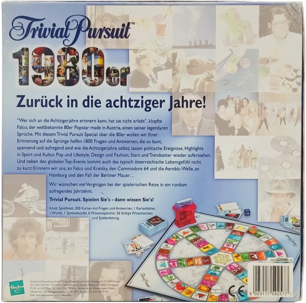 PARKER Spiel "Trivial Pursuit - 1980er" mit 1800 Fragen und Antworten – Bild 2