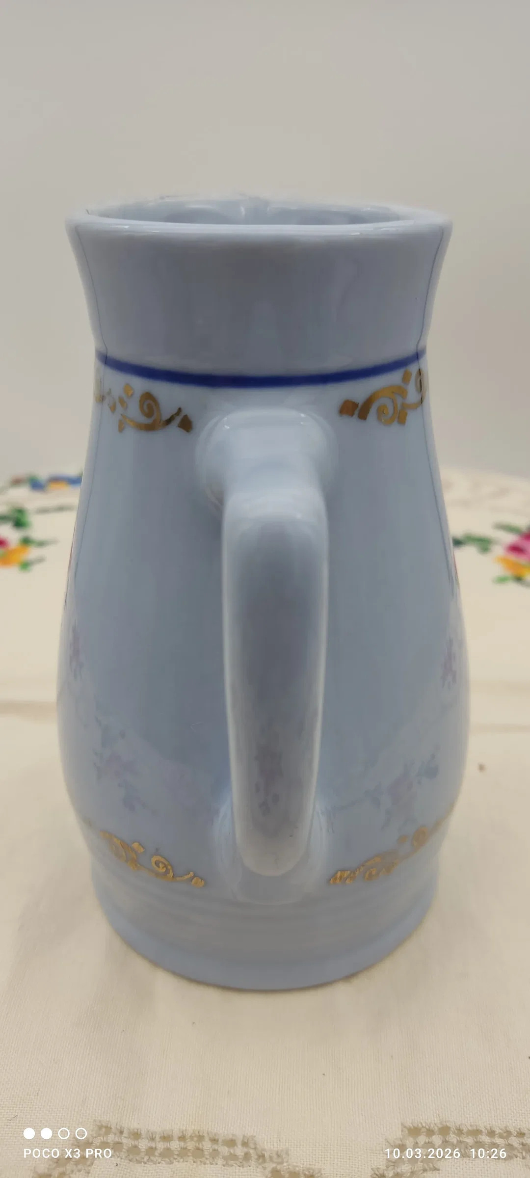 Lilien Porzellan kleine Kanne "Wörthersee", Höhe 12cm – Bild 4