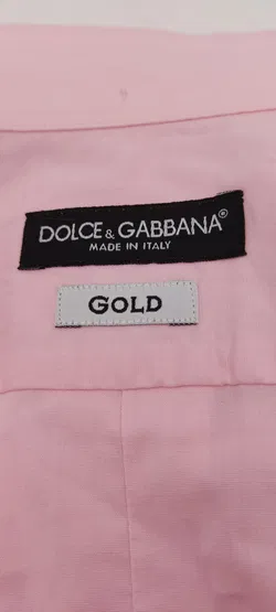 Dolce & Gabbana Herren Hemd Rosa Gr. 42 - Bild 2