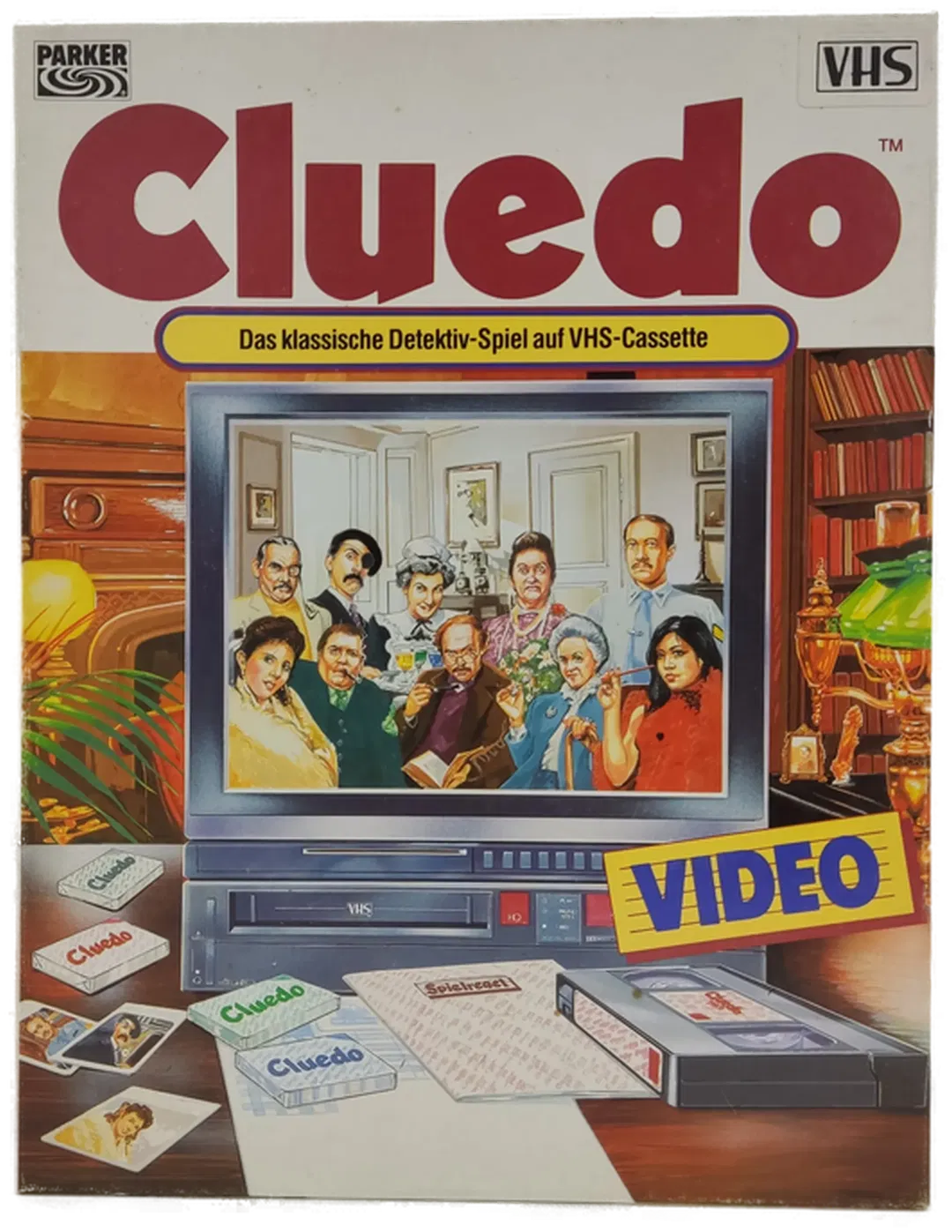 Parker Cluedo Detektiv-Spiel auf VHS-Cassette(1985) - Bild 4