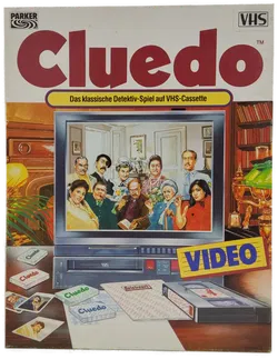 Parker Cluedo Detektiv-Spiel auf VHS-Cassette(1985) - Bild 1