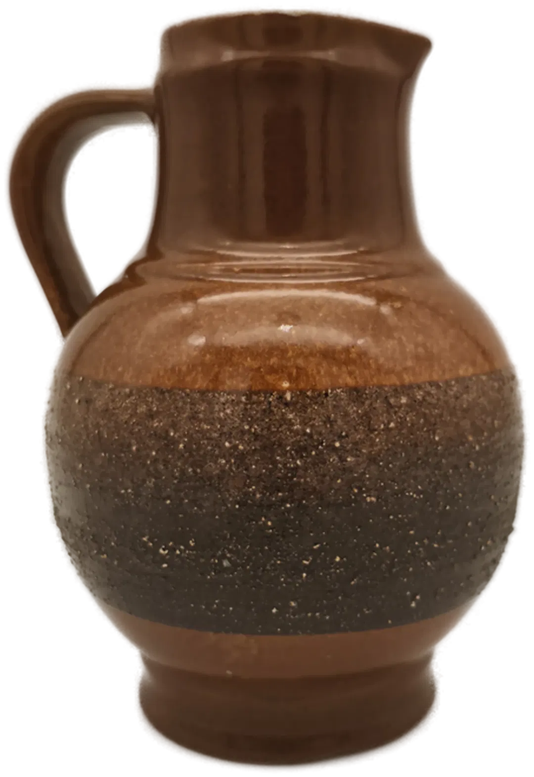 Krug, Strehla, Keramik braun - Bild 1