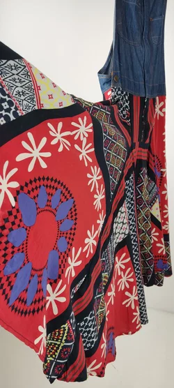 Desigual Maxikleid Patchwork-Optik 'Faustino' | Boho-Sommertraum – Vorschau 9