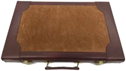 Vintage Backgammon im Lederkoffer - Bild 3