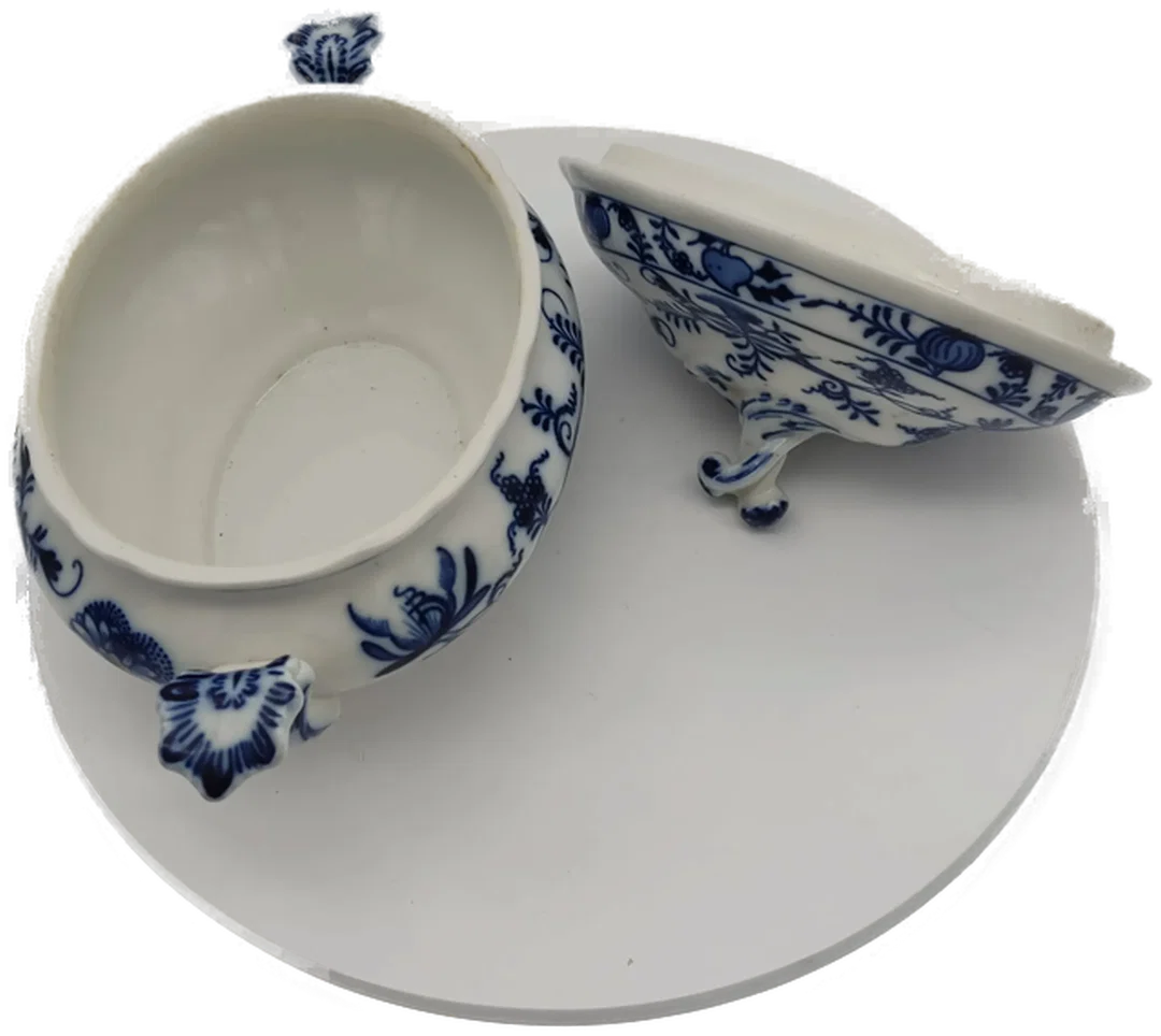Hutschenreuther Terrine Zwiebelmuster blau weiss, Breite 27 cm – Bild 4