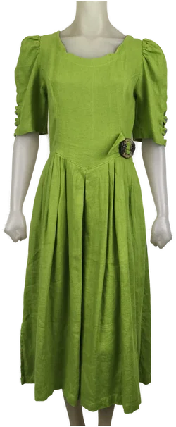 Leinenkleid, Trachtenkleid, Gr. 40 - Bild 1