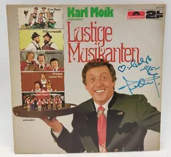 Langspielplatte - Kalr Moik präsentiert Lustige Musikanten - Doppelalbum - Bild 1