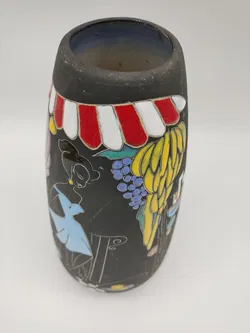 Keramik Vase / Hans Welling 50er-Jahre / Dekor 