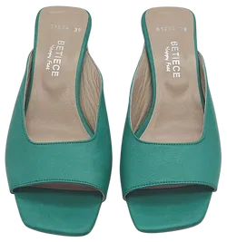 BETIECE Happy Feet Damen Leder Sandalen, grün - Gr. 39 - Bild 3