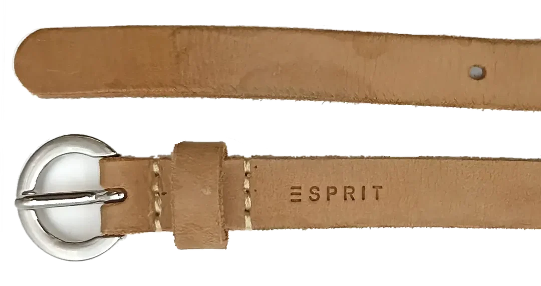 Esprit Damengürtel braun mit Nieten und Schmucksteinen Gr. 90 – Bild 3