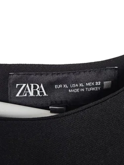 ZARA Damen Maxikleid, schwarz - Gr. XL / 42 - Bild 3