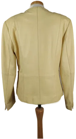 Gnädig Wien Vintage Damen-Lederjacke Vanille - L/40 - Bild 2