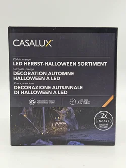 LED-Deko für Halloween "Kürbis gold" – Vorschau 4