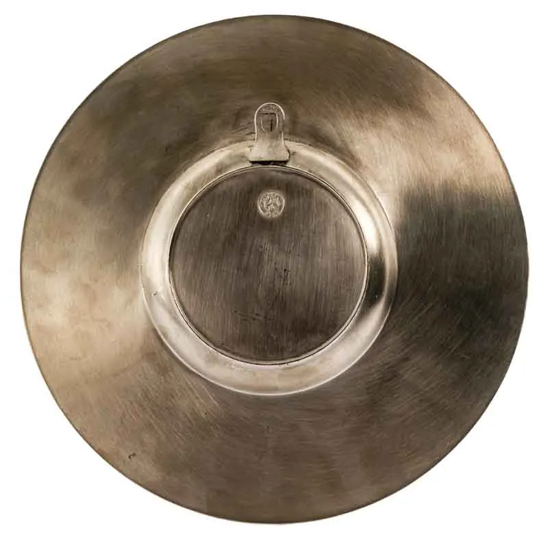 Wandteller BMF-ZINN 32 cm 95%  "Das Leben Jesu" ca. 24 cm – Bild 2