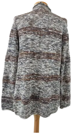 Damenstrickweste dunkler Farbenmix - M - Bild 3