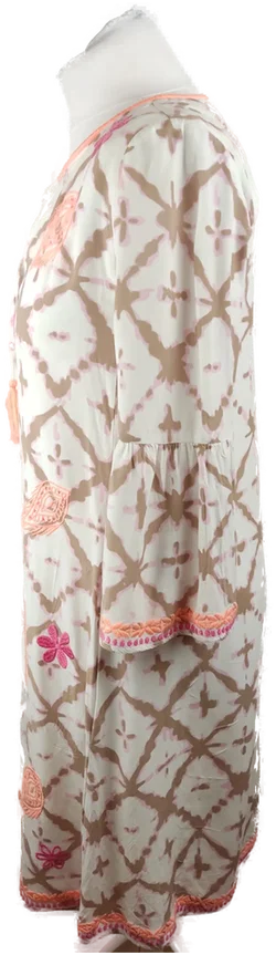 Gemustertes Midikleid Damen Größe 36 | Zarte Boho-Romantik – Vorschau 2