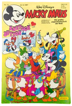 Disney Micky Maus Comics Konvolut 1987 - Bild 2