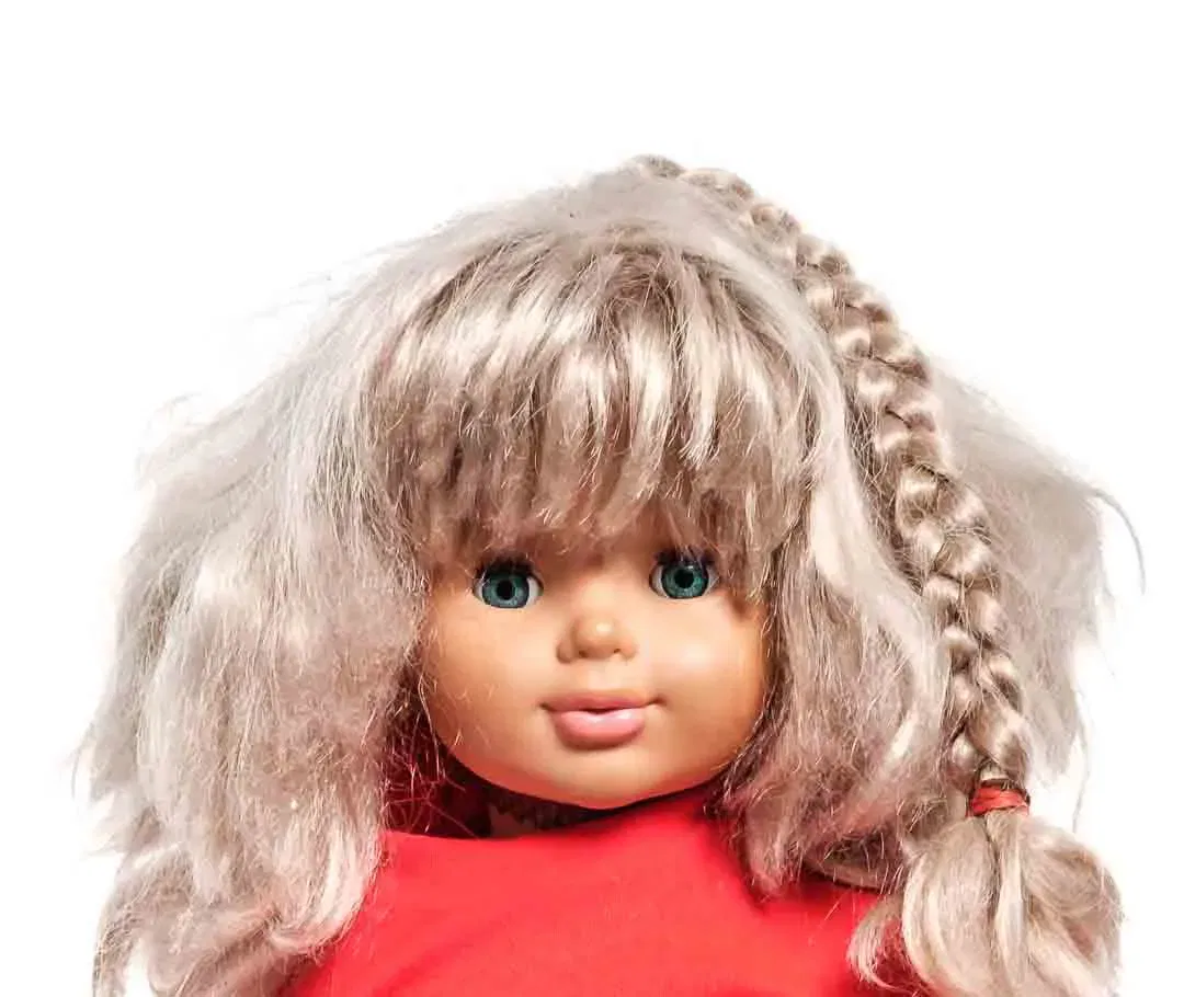 EFFE Puppe ca. 80 cm mit Schallplatten - Bild 1