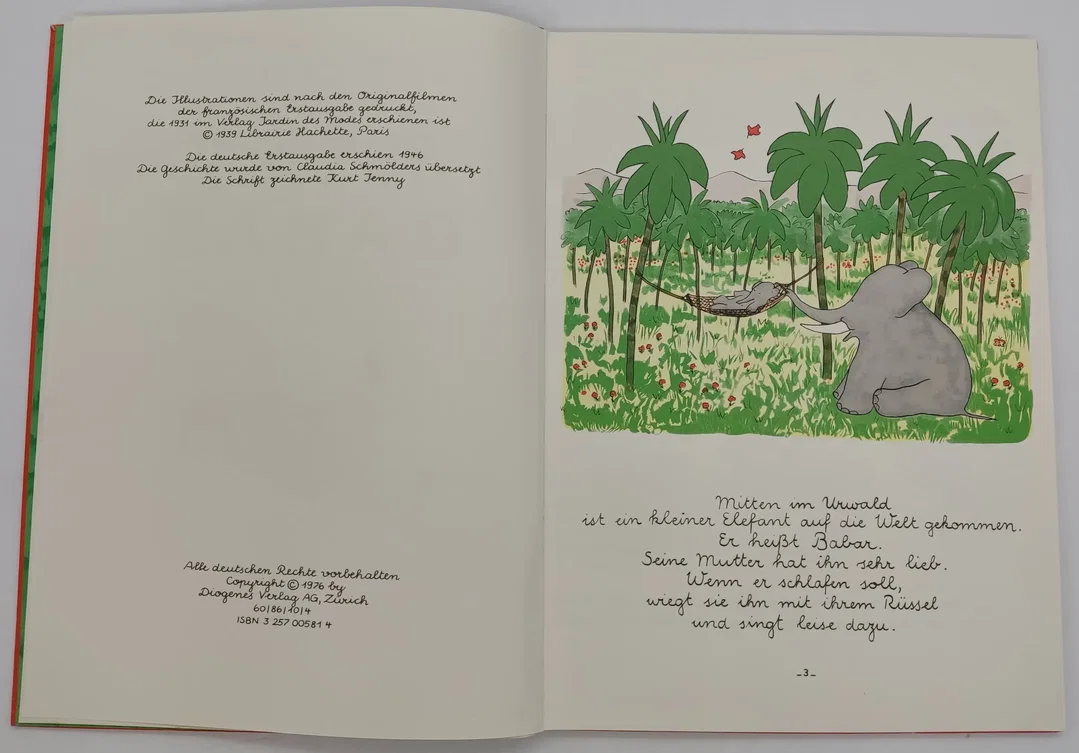 Buch "Die Geschichte von Babar dem kleinen Elefanten" von Jean de Braunoff – Bild 5