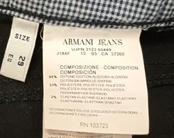 Armani Jeans Damen Jeans dunkelgrau Gr. 29 - Bild 4