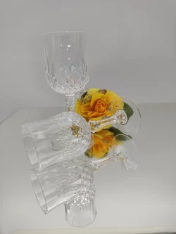 Likörgläser 2er Set Cristal d'Arques Longchamp | Kristall-Schatz - Bild 2