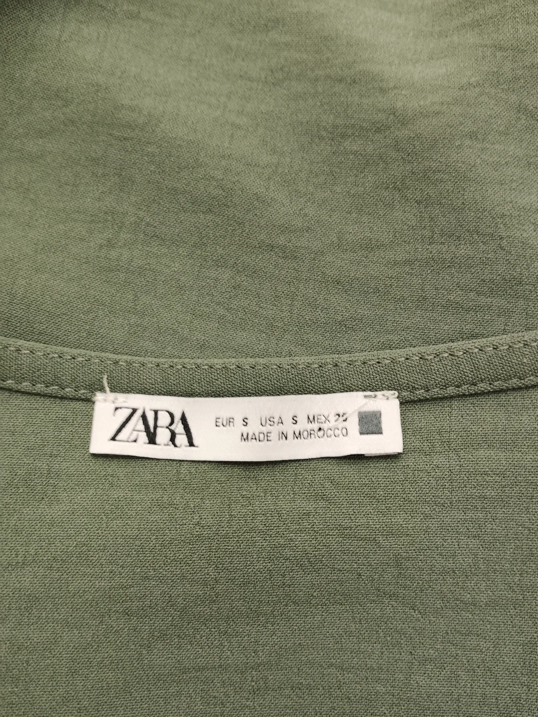 Damenbluse Zara Polyester Größe 36 | Sommerleicht – Bild 4
