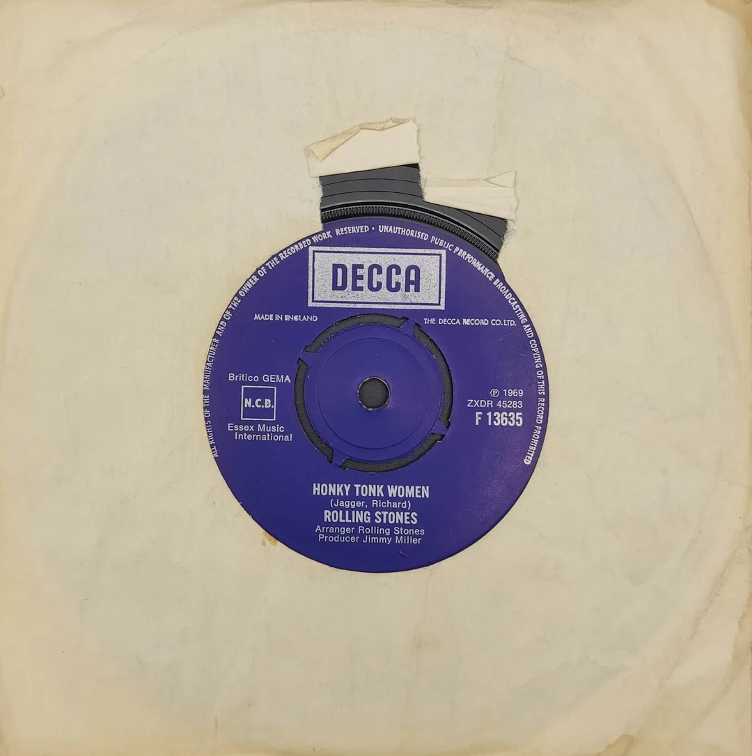 Single Vinyl The Rolling Stones "Honky Tonk Women / Sympathy for the Devil"  – Bild 1
