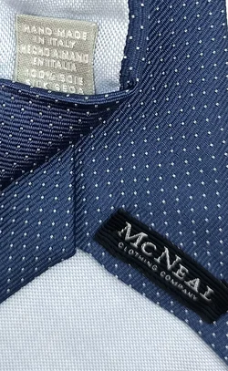 McNeal Herren Seidenkrawatte gepunket  – Vorschau 3
