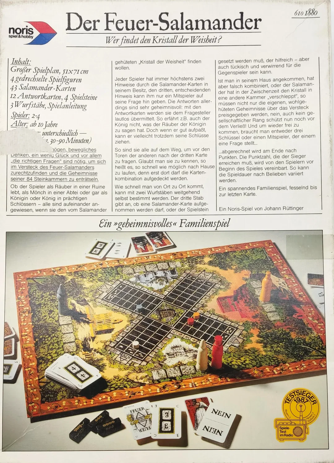 Der Feuer Salamander - Gesellschaftsspiel - Noris  – Bild 2