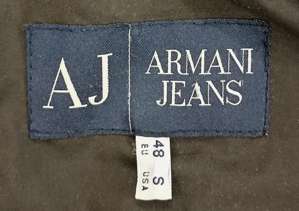 Armani Jeans Herren Jacke schwarz Gr. 48 – Bild 4