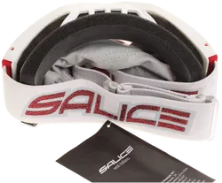 Salice Skibrille Weiß/Rot – Doppelscheibe, Antifog, UV-Schutz, inkl. Microfaserbeutel - Bild 2