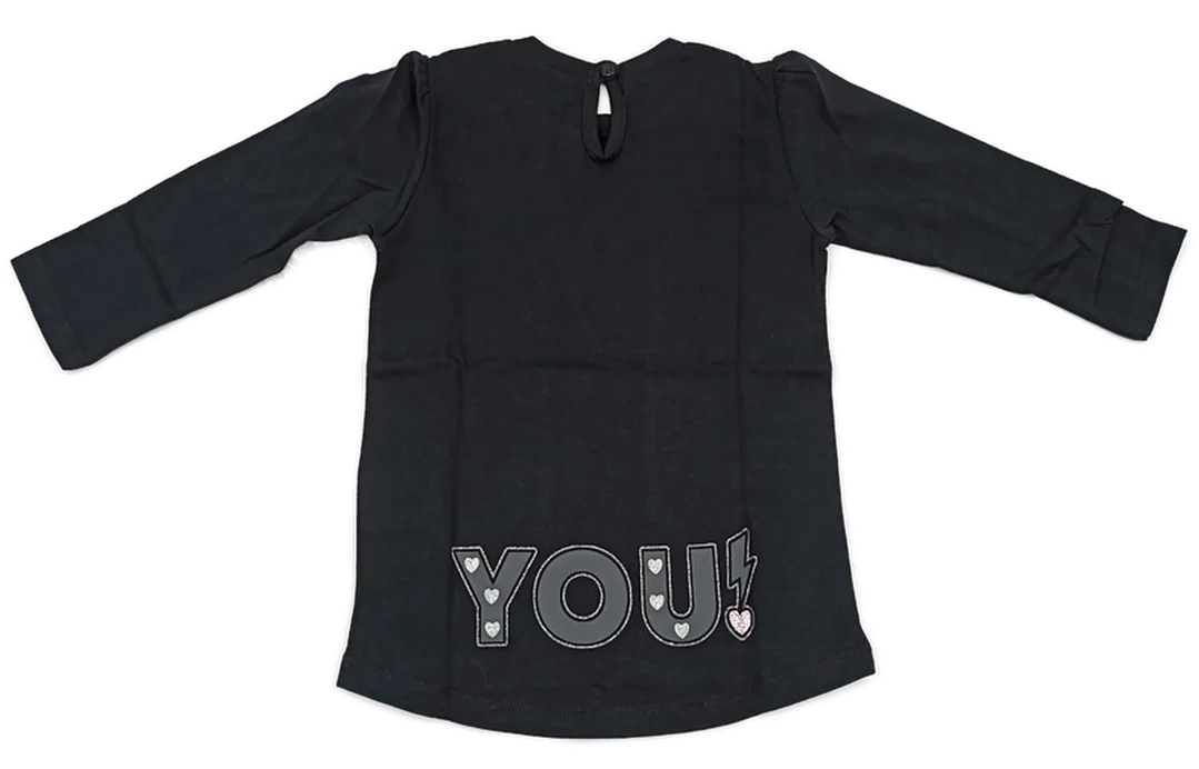 United Colors of Benetton Kindershirt schwarz Gr. 104 – Bild 2
