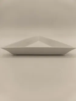 weiße Schale dreieckig, Arzberg, dekorativ, Weihnachten - Bild 1