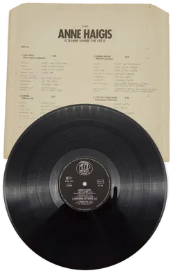 Langspielplatte - Anne Haigis - For Here Where The Life Is - Bild 3