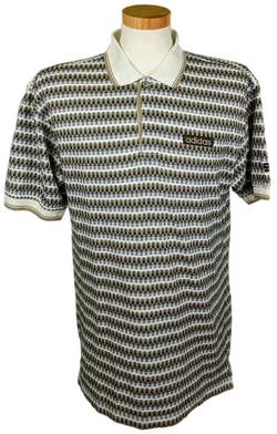 Adidas Herrenpoloshirt gemustert Gr. 50 – Vorschau 1