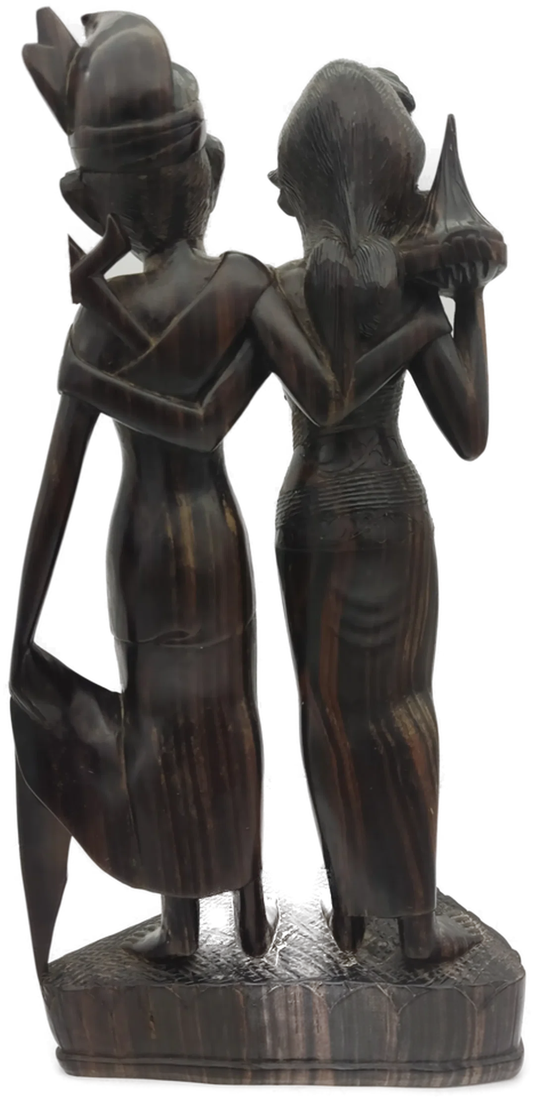 Hochzeitspaar-Figur Holz handgeschnitzt | Bali-Schatz – Bild 2