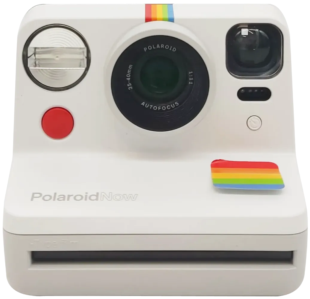 POLAROID Now Autofocus i-Type Instant Kamera / Analoge Sofortbildkamera in weiß - Bild 1