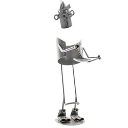 Metall-Flaschenhalter mit separatem Flaschenkopf