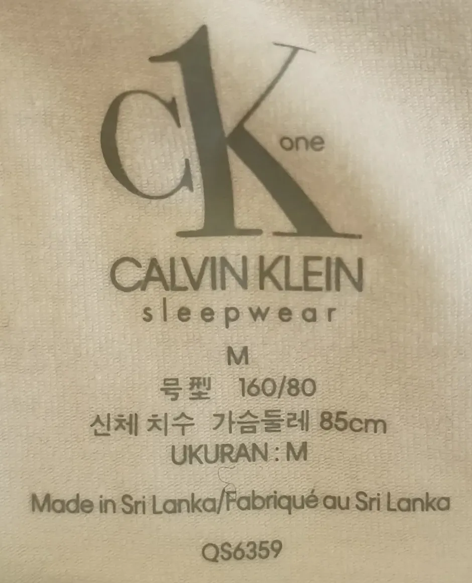Calvin Klein Damenbody Sleepwear weiß Gr. M – Bild 3