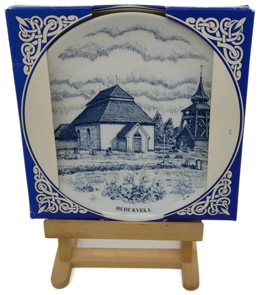 Sammelteller Schwedisches Porzellan ELG "Die Heidekirche"  – Bild 3