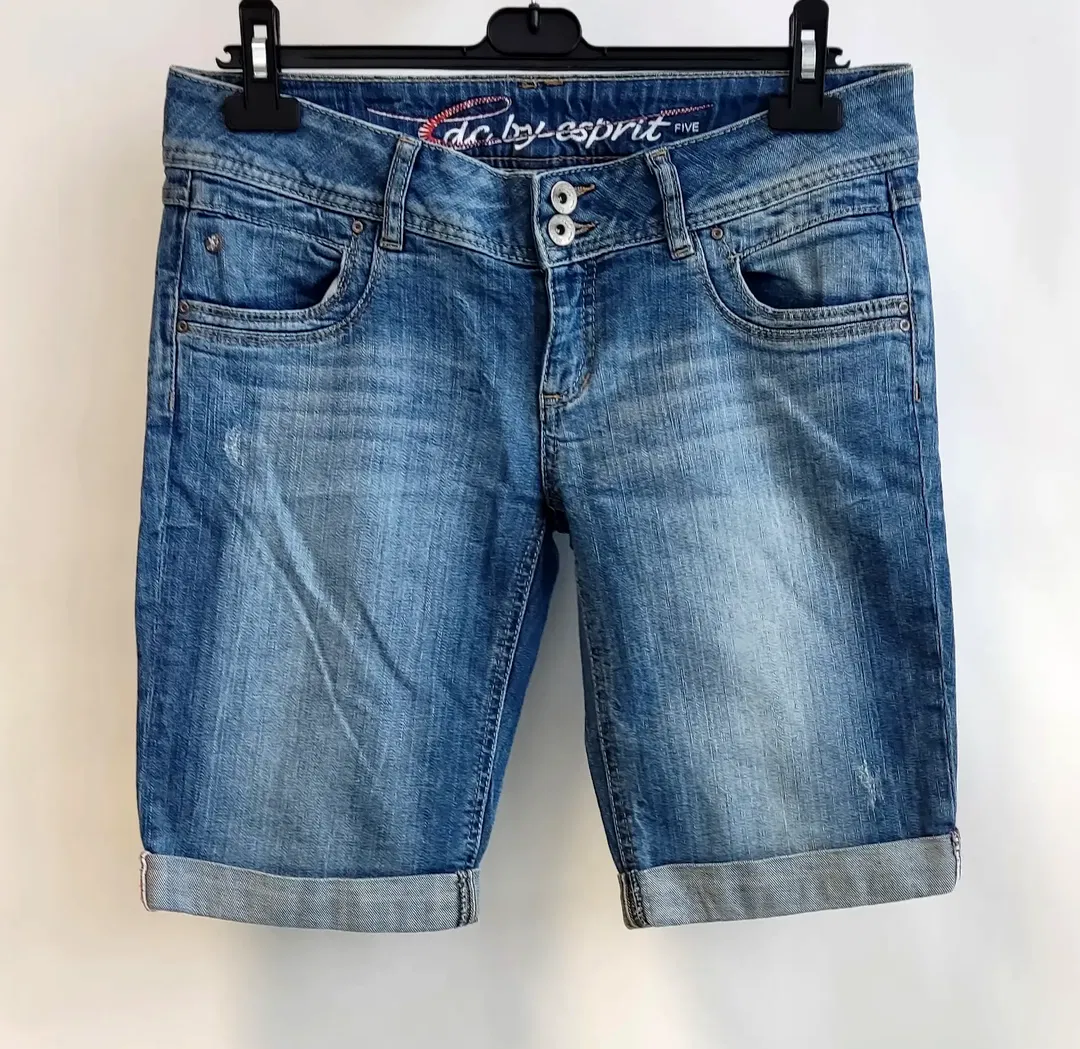 edc by Esprit Damenjeans kurz blau - Gr. W29, EUR 36/38 - Bild 1