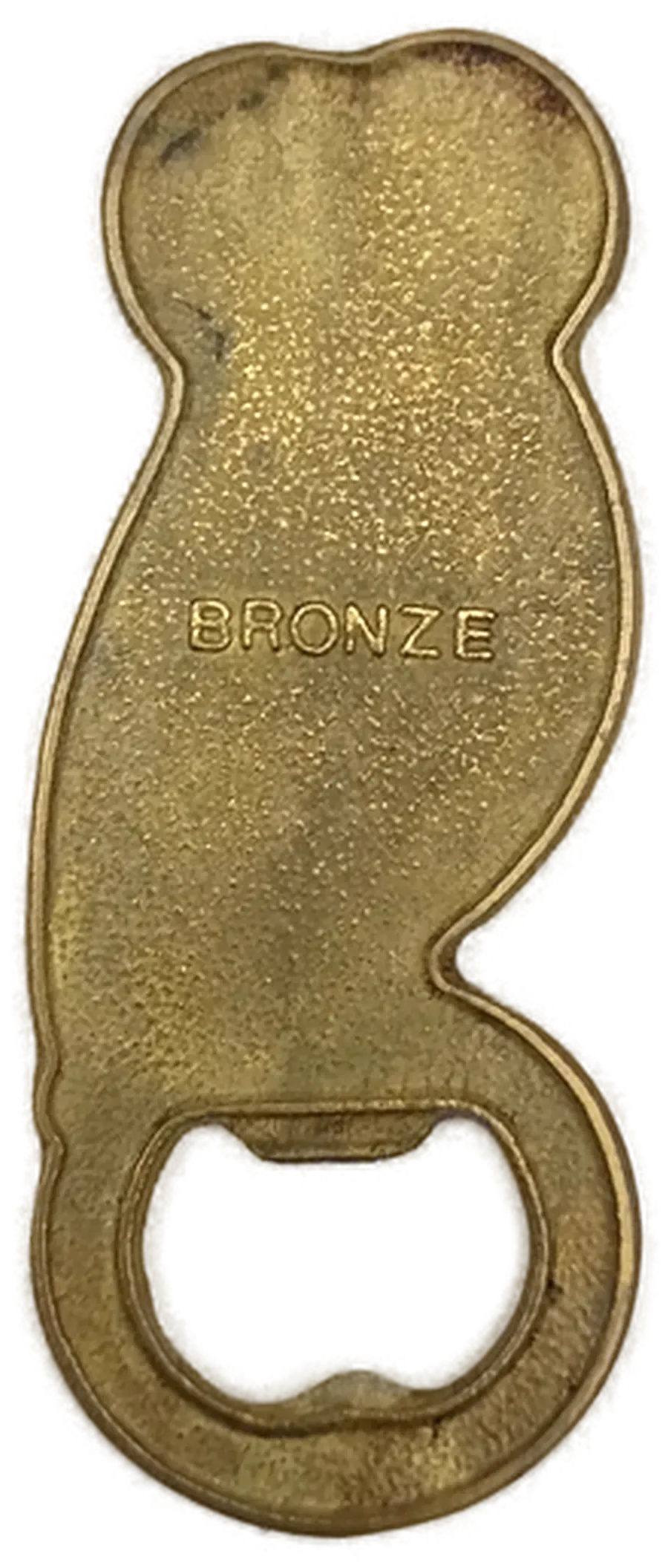 Vintage Griechischer Bronze Flaschenöffner – Eule der Athena mit Emaille, 1980er Jahre – Bild 2