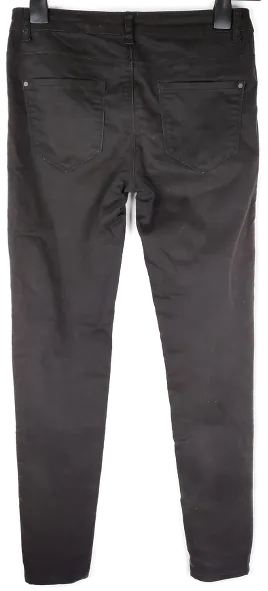 Hose "Colloseum", lang mit Stretch, schwarz mit Taschen, Größe S – Bild 2