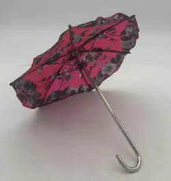 Vintage Miniatur-Regenschirm für Puppe - Bild 2